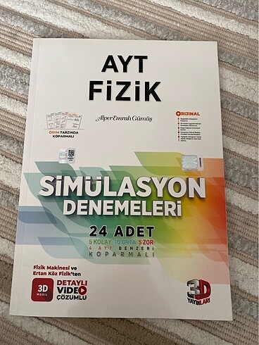 3D AYT fizik simülasyon denemeleri