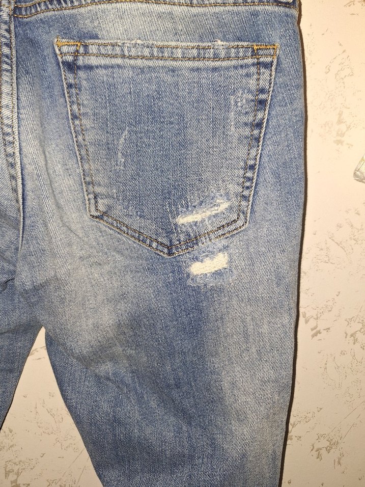 Gevşek Kesim Gri Kadın Denim Jean - Görsel 2