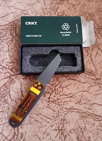  Beden CRKT Gold titanyum knife 