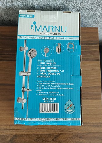 Marnu Duş Başlığı ve Hortum Seti - Görsel 2