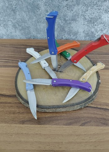 Renkli Katlanır Cep Bıçağı 1 Adet fiyatı - Görsel 2