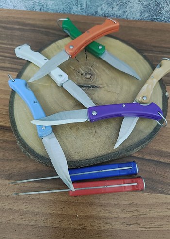 Renkli Katlanır Cep Bıçağı 1 Adet fiyatı - Görsel 5