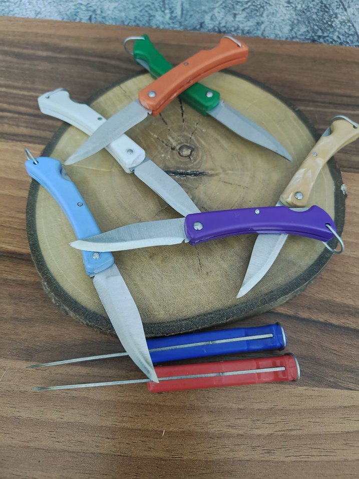 Renkli Katlanır Cep Bıçağı 1 Adet fiyatı - Görsel 5
