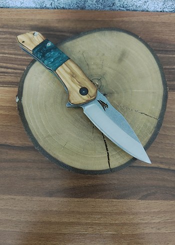 Turkuaz Epoksi Kabzeli Katlanır Çakı - Görsel 2