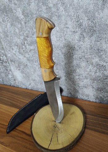 Epoksi Avcı  Bıçak ve Deri Kılıfı - Görsel 2