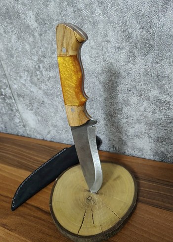 Epoksi Avcı  Bıçak ve Deri Kılıfı - Görsel 3