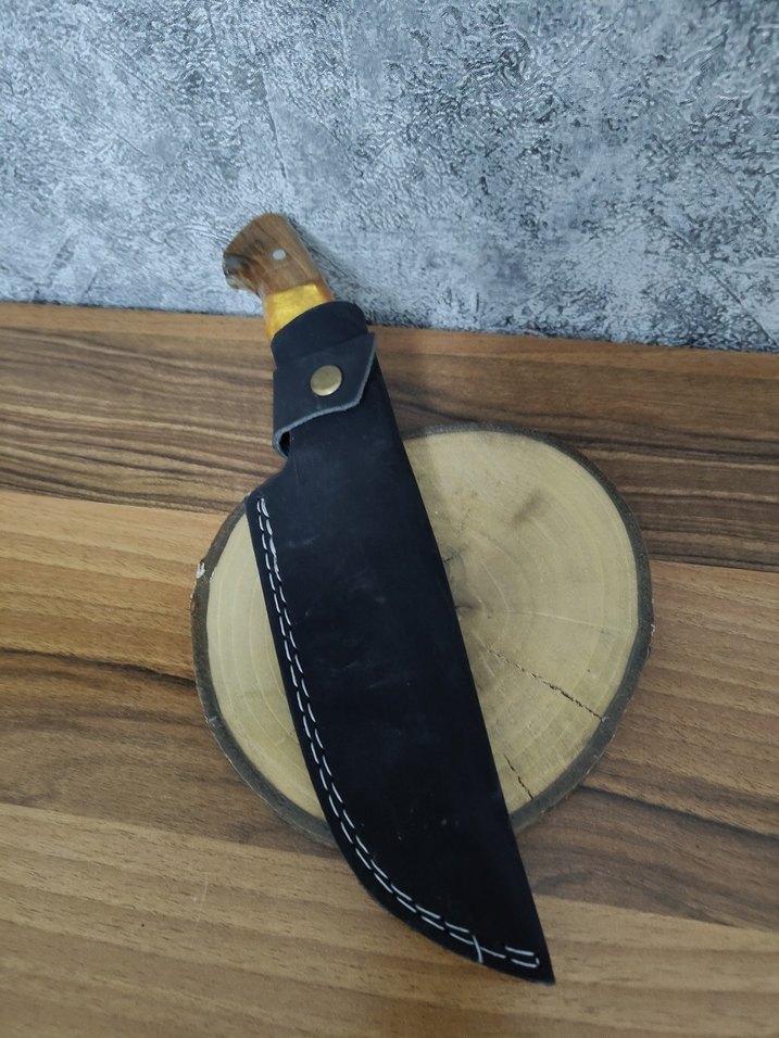 Epoksi Avcı  Bıçak ve Deri Kılıfı - Görsel 4