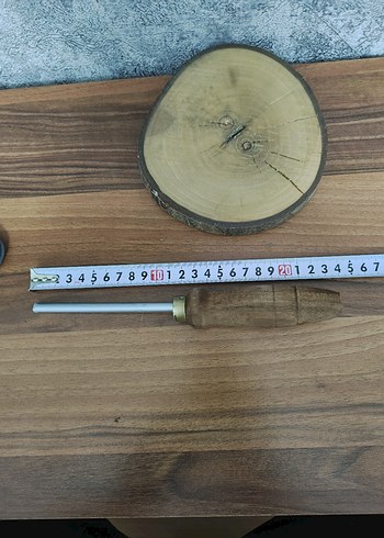 Ahşap Saplı Maşat ve Deri Kılıfı - Görsel 2