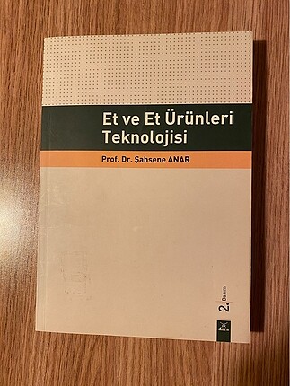 Et ve Et Ürünleri Teknolojisi