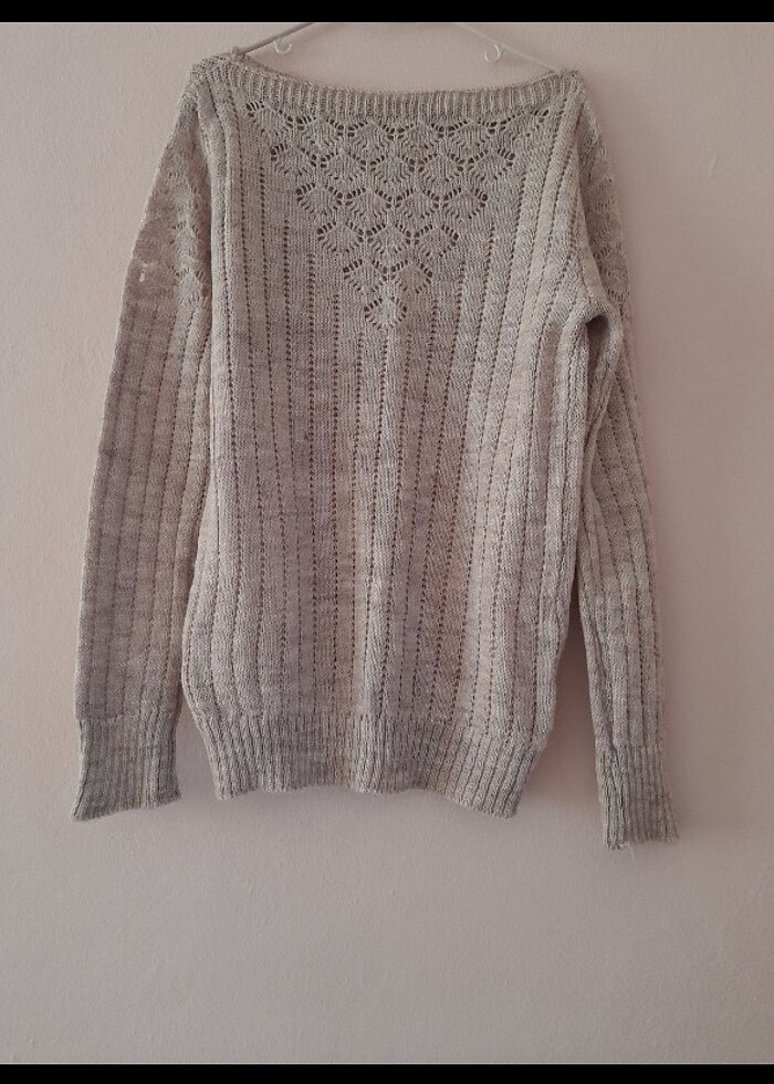 Kayık yaka kazak - Görsel 2