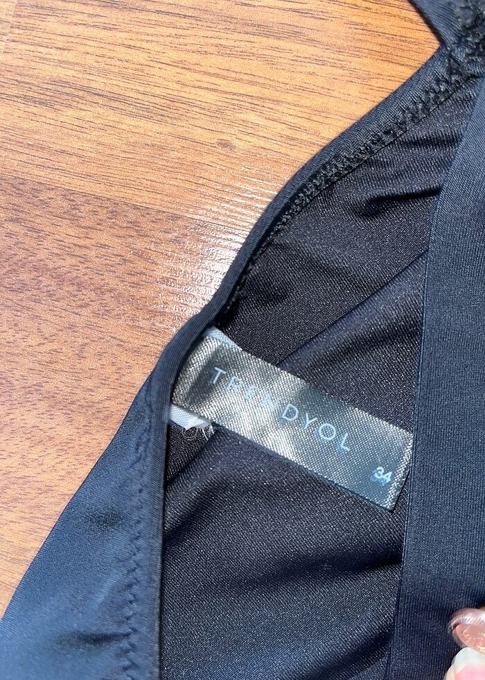 Trendyolmilla siyah mayo - Görsel 4