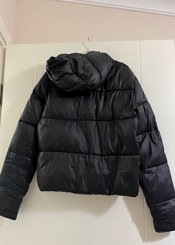 Siyah Kadın Kışlık Mont - Görsel 2