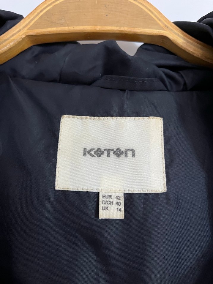 Lacivert Kapüşonlu Fermuarlı Kadın Mont - Görsel 4