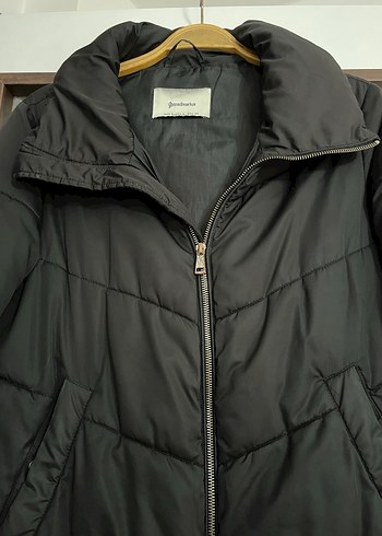 Siyah Fermuarlı Kadın mont - Görsel 2