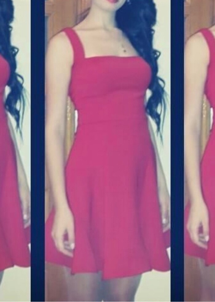 Kırmızı elbise - Görsel 5