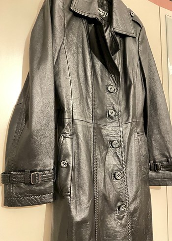 Derimod gerçek deri trençkot - Görsel 6
