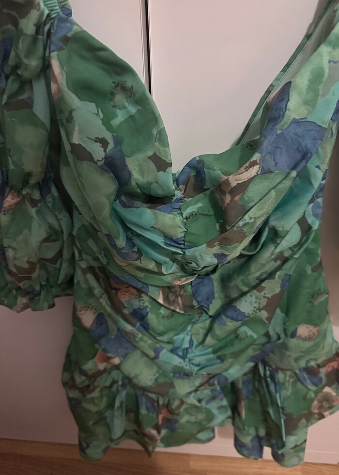 Yeşil Davet Elbisesi - Görsel 2