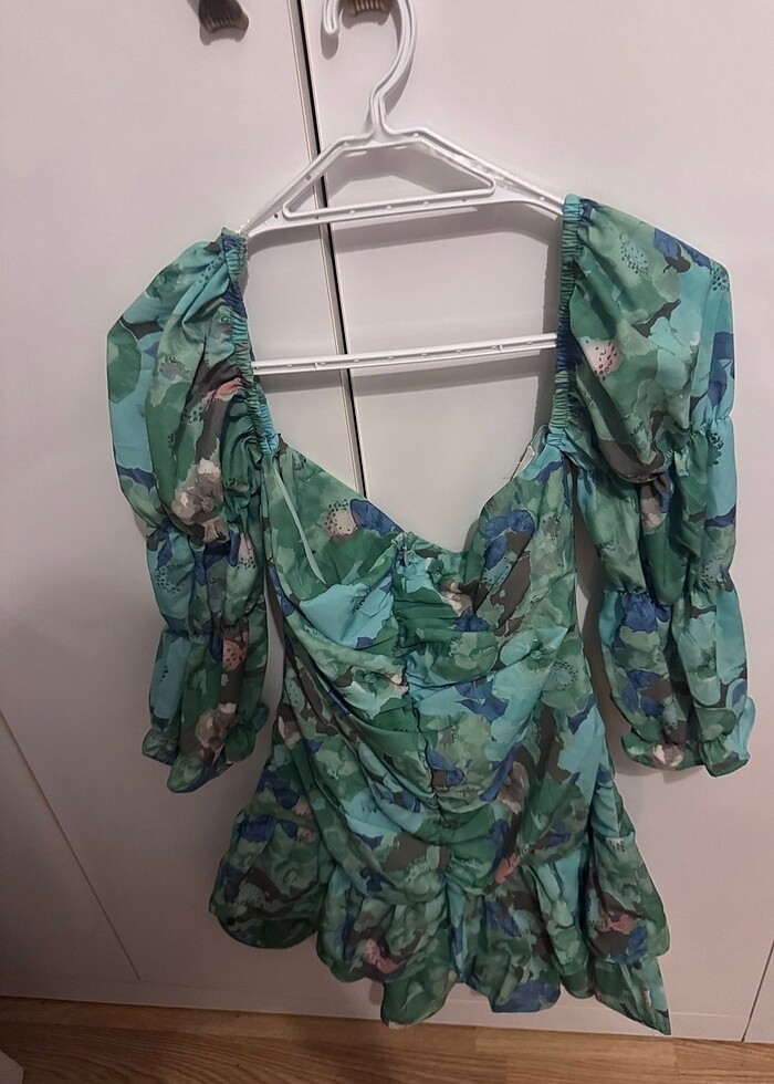 Yeşil Davet Elbisesi - Görsel 3