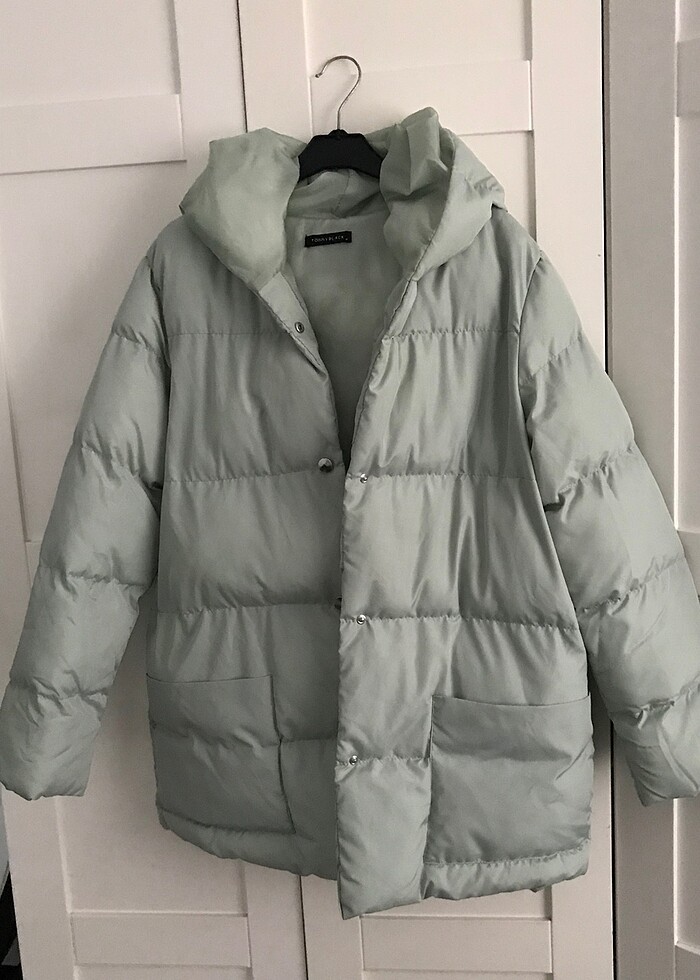 Kadın tommy black mont - Görsel 2