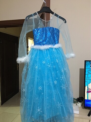 Frozen elbise 6 yaş