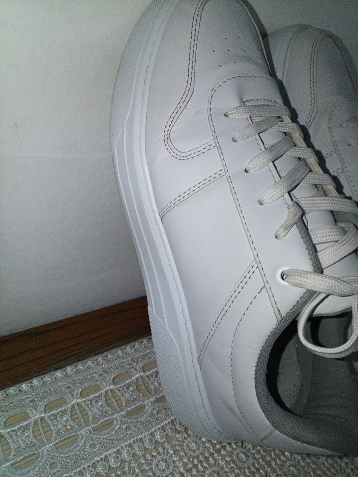 Beyaz Platform Spor Ayakkabı - Görsel 2