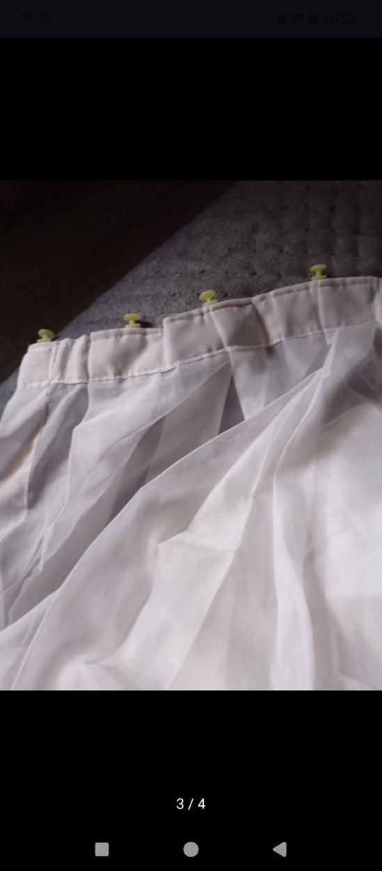 İşlemeli Bohem Beyaz Tül Perde - Görsel 3