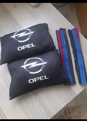 Opel araba yastıgı ve kemerlikler