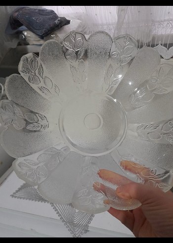 Vintage Desenli Cam Kase - Görsel 2