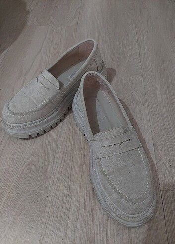 Kalın taban loafer