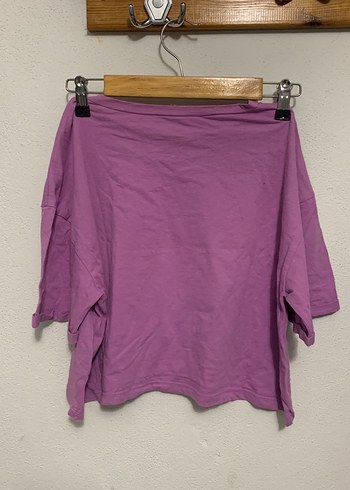 Rahat Kesim Mor Tişörtü - Görsel 4