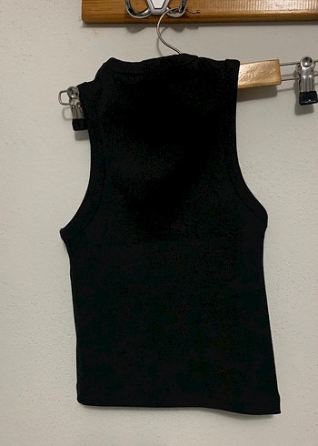 Siyah crop Atlet - Görsel 2