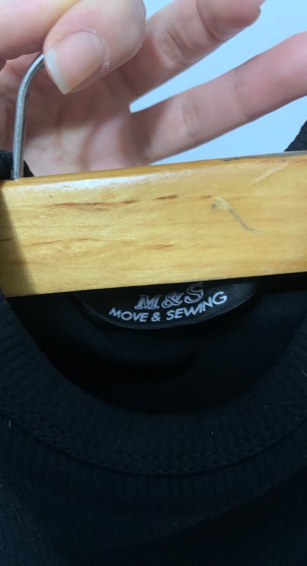 Siyah crop Atlet - Görsel 3