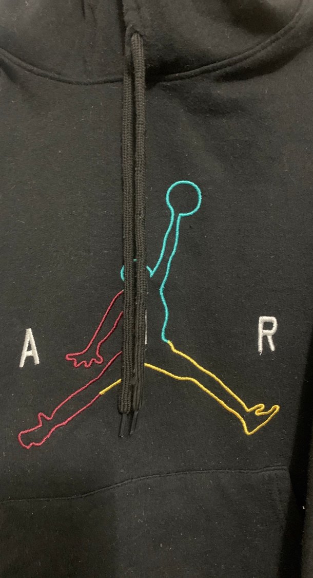 Siyah Kapüşonlu  Sweatshirt - Görsel 3