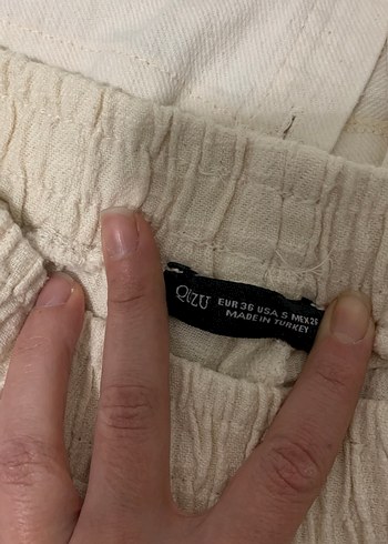 Düğmeli bej KadınTakım - Görsel 5