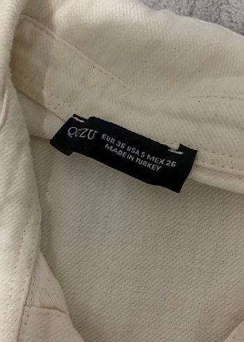 Düğmeli bej KadınTakım - Görsel 2