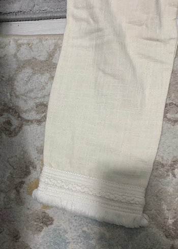 Düğmeli bej KadınTakım - Görsel 4