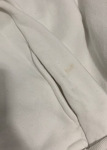 Gri Baskılı Kadın Sweatshirt Yarım Fermuarlı - Görsel 5