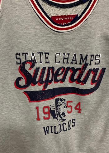 Superdry Gri Kolsuz Mini Tulum - Görsel 4