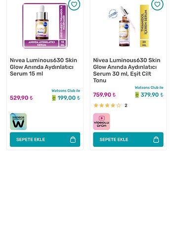 Nivea Luminous Skin Glow Serumlar - Görsel 4