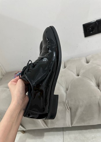 Erkek Siyah Rugan Klasik Ayakkabısı - Görsel 6