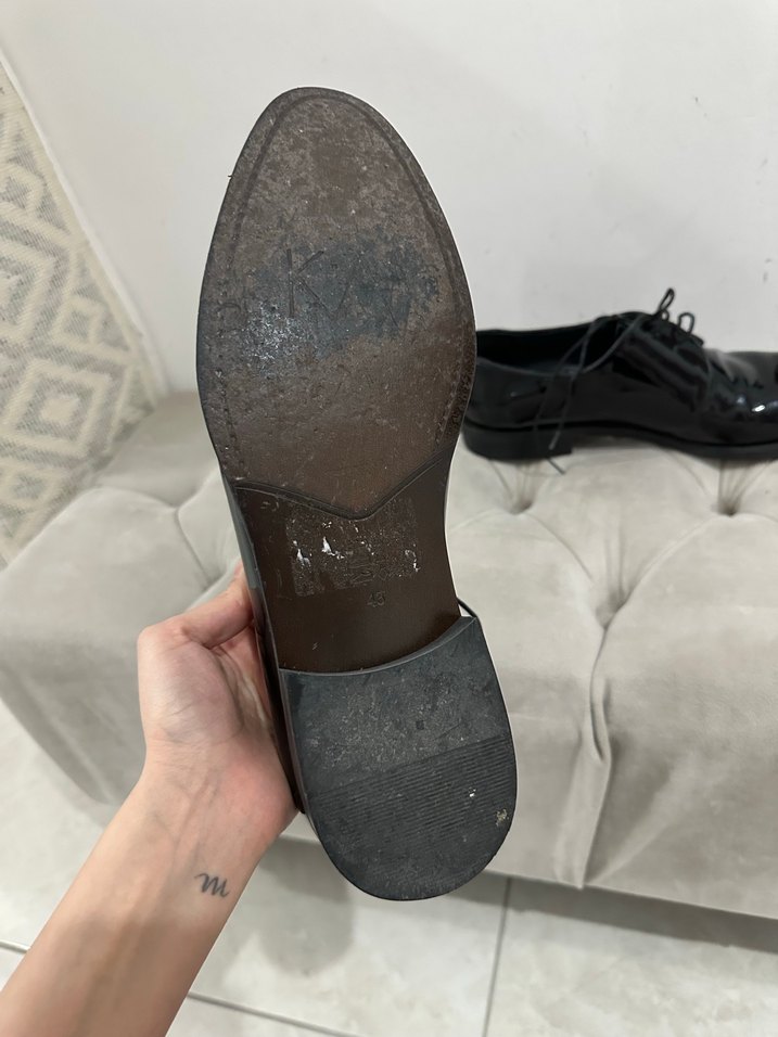 Erkek Siyah Rugan Klasik Ayakkabısı - Görsel 5