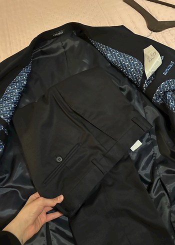 Bordo Düz Desen Erkek Ofis Takımı - Görsel 8