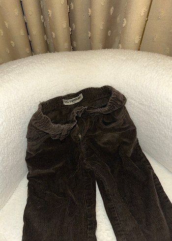 Kahverengi Erkek Çocuk Kadife Pantolon - Görsel 3