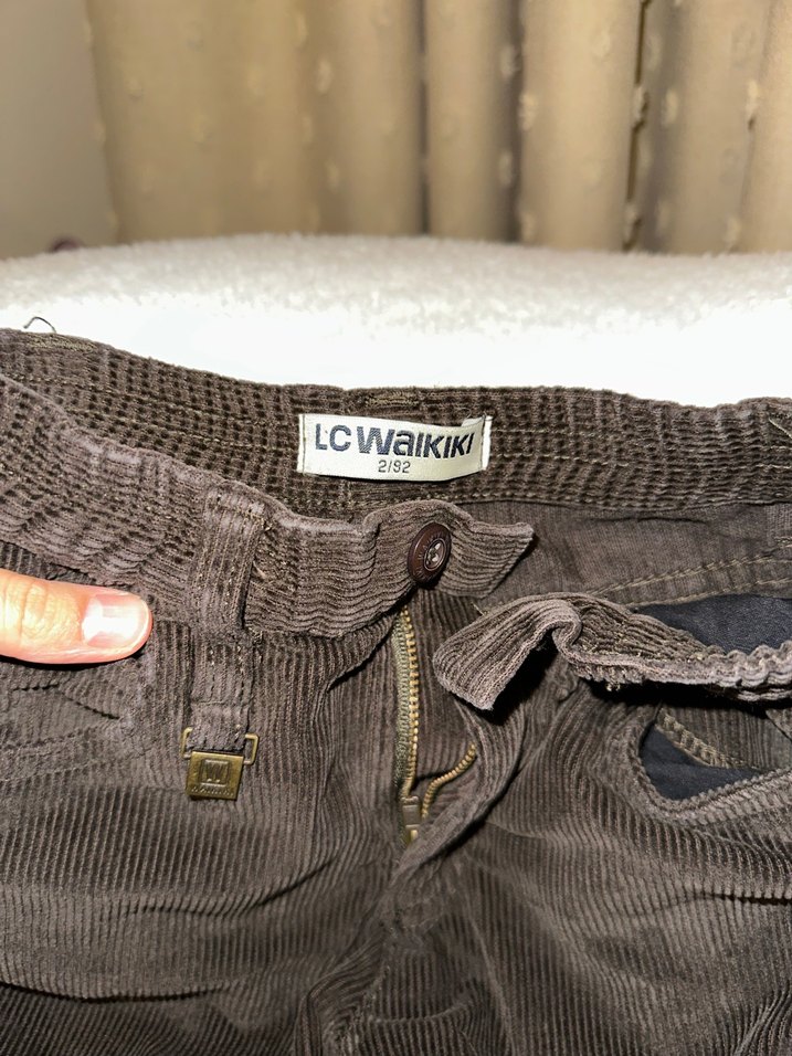 Kahverengi  Erkek Çocuk Kadife Pantolon - Görsel 4