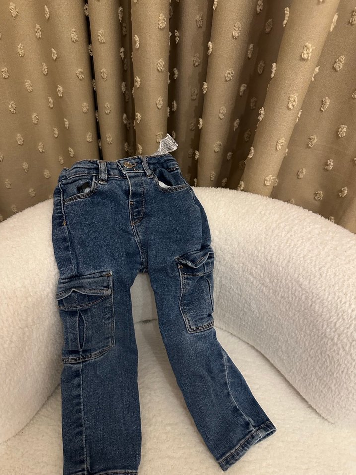 Erkek Çocuk Mavi Denim Pantolon - Görsel 2