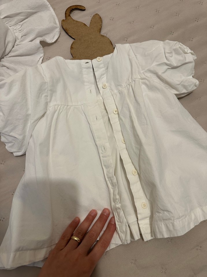 Bebek fiyonk elbise - Görsel 4