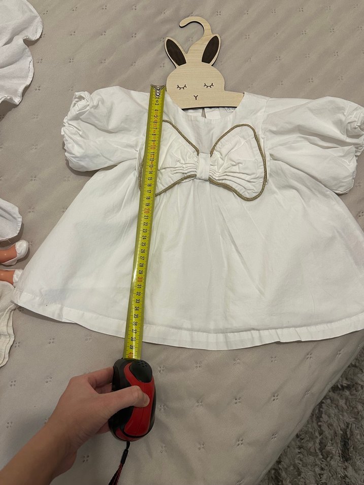 Bebek fiyonk elbise - Görsel 5