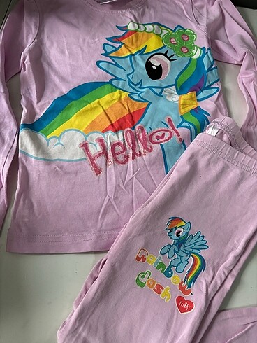 LC Waikiki My little pony rainbow dash pijama takımı