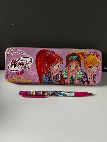 Winx metal kalemlik bloom layla flora stella