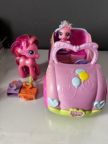 My Little Pony My little pony pinkie pie araba seti